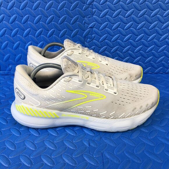 Brooks Glycerin 20 Mens Running Walking Shoes White Athletic Sneakers Size 10.5D - Picture 1 of 11